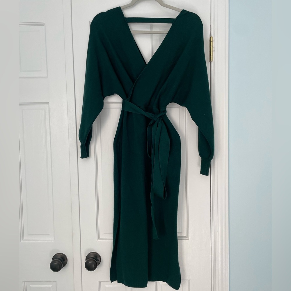 Green Sweater Dress